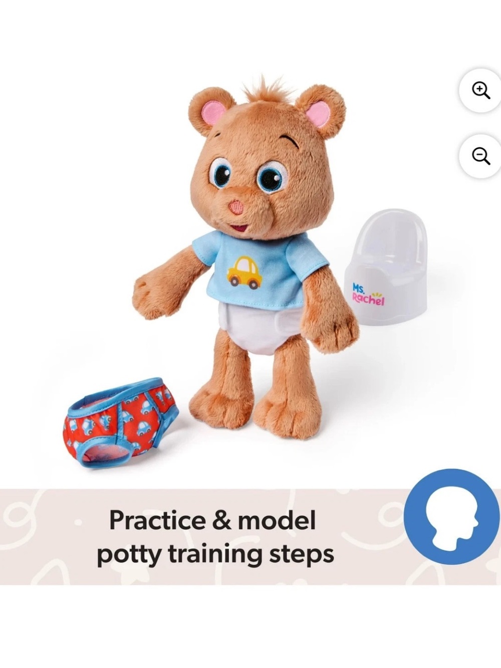 Ms. Rachel Potty Time with Bean Plush Playset NIB Potty Training Toy - Picture 3 of 8